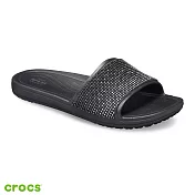 Crocs 卡駱馳 (女鞋) 思瓏閃亮涼拖 205605-0FE W6漸層黑