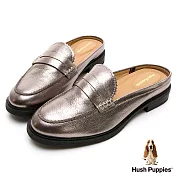 Hush Puppies Bailey 穆勒休閒女鞋US6香檳銀
