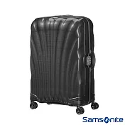 Samsonite新秀麗 28吋Lite-Locked FL極輕Curv材質貝殼飛機輪行李箱(黑)
