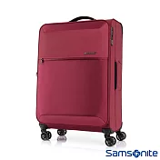 Samsonite新秀麗 26吋72H DLX 飛機輪TSA極輕量布面行李箱(紅)