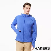 【HAKERS 哈克士】男 抗UV快乾外套(蔚藍/深藍 兩色可選)S蔚藍