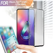 Xmart for ASUS ZenFone 6 ZS630KL 防指紋霧面滿版玻璃貼