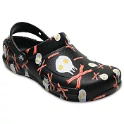 Crocs卡駱馳 (中性鞋) 圖騰廚師鞋 204044-066 M8W10黑色系