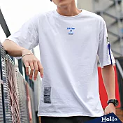 <現貨+預購>飛行裝文藝風潮流短T  二色-HeHaS白色