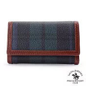 SANTA BARBARA POLO．聖大保羅 - 經典綠格系列 鑰匙包 SB38-01307