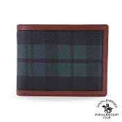 SANTA BARBARA POLO．聖大保羅 - 經典綠格系列 活動式名片袋短夾 SB38-01807