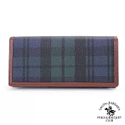 SANTA BARBARA POLO．聖大保羅 - 經典綠格系列 二折多卡長夾 SB38-05607