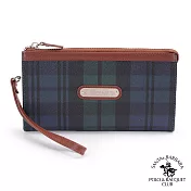 SANTA BARBARA POLO．聖大保羅 - 經典綠格系列 手腕提帶手拿包 SB38-06207