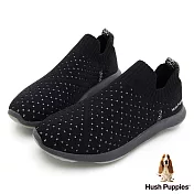Hush Puppies Bounce Max 高效彈力休閒女便鞋US6黑色