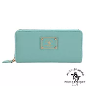 SANTA BARBARA POLO．聖大保羅 - 幸福微糖系列 拉鍊長夾-薄荷綠 SB58-03407
