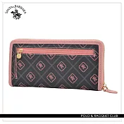 SANTA BARBARA POLO．聖大保羅 - 粉紅摩登系列拉鍊式多層長夾 SB18-05401