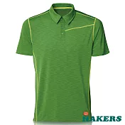 【HAKERS 哈克士】男 City Smart 吸濕排汗Polo衫(草綠)M草綠