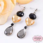 AMANDA艾曼達甜心 耳環-典雅水晶-1452