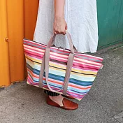 LES TOILES DU SOLEIL 法國蘇蕾包-兩用PVC波士頓包-大-長灘街道