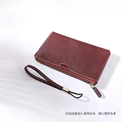 簡約手拿包紅色