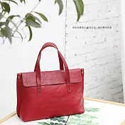 翻蓋公事/醫生包紅色