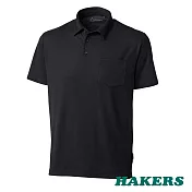 【HAKERS 哈克士】男 City Smart Scafe休閒POLO衫(黑色/橄欖色 二色可選)S黑色