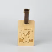 加拿大檜木 行李吊牌 貼心雪怪 Yeti Luggage Tag
