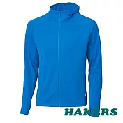 【HAKERS 哈克士】男 Smart Comfort 抗UV防曬外套(灰藍/黑丈青 二色可選)S灰藍