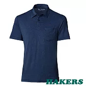 【HAKERS 哈克士】男 Smart Skin Cool涼感抗菌POLO衫(丈青/灰色 二色可選)M丈青