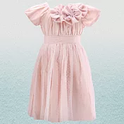 【Gracious May】美國手工洋裝 淡粉佳人 (4T-5T)淡粉色