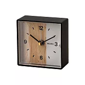 Rittele- 極簡方形造型鬧鐘 黑色