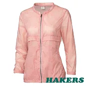 【HAKERS 哈克士】女 City Smart超輕量防風防潑外套(米黃/粉紅 二色可選)S粉紅