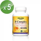 【NatureMax家倍健】新維他命B福多錠(30粒/瓶x5瓶)