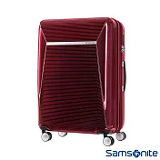 Samsonite新秀麗 28吋 ENWRAP防盜拉鍊PC可擴充飛機輪行李箱(梅洛紅)