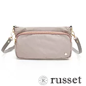 russet 經典系列緹花布肩背/側背包-粉/粉