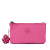 KIPLING 三層手拿包-桃紅  (現貨+預購)桃紅