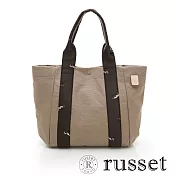 russet 新經典系列帆布x雲尼龍森林居民托特包- 駝/咖啡
