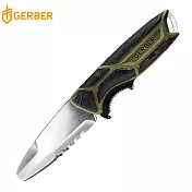 Gerber CrossRiver 半齒半刃防滑水陸兩用直刀 30-001454