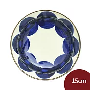 Natural69 波佐見燒 吳須 甜點盤  丸紋 15cm