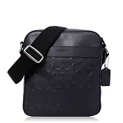 COACH 壓紋皮革 / 男士 / 斜背 信差包深藍