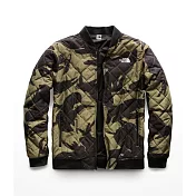 【The North Face】男 飛行外套S迷彩黑