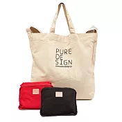 【U】PUREDESIGN - 時尚 Daily bag-L (三色可選) - 紅色