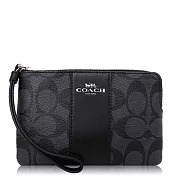 COACH 經典 PVC / 小款 / 手拿包黑灰