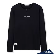 <現貨+預購>THOM BROWNE 圓領潮流長T-三色M黑色