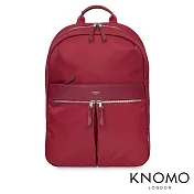 KNOMO 英國 Beauchamp 電腦後背包 (胭脂红/適用 14 吋筆電)