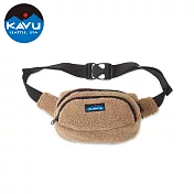 【西雅圖 KAVU】Fleece Spectator 休閒毛毛腰包｜肩背包 漂流木 #9208