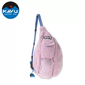 【西雅圖 KAVU】Mini Rope Fuzz 休閒毛毛後背包 紅暈粉 #9214