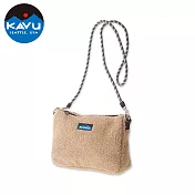 【西雅圖 KAVU】SO FLEECEY 時尚休閒毛毛側背包 漂流木 #9222
