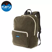 【西雅圖 KAVU】Pack Fleece 休閒毛毛後背包 沼澤棕  #9225