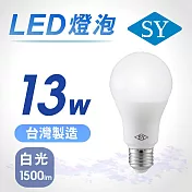 【SY 聲億】13W高效能廣角燈泡 -白光