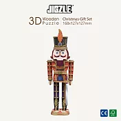 JIGZLE ® 3D-木拼圖-彩色胡桃鉗娃娃