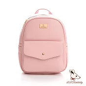 B.S.D.S冰山袋鼠 - 濃情札記 - 典雅造型後背包 - 愛戀粉【BS-9063P】