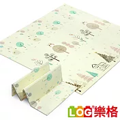 LOG樂格 XPE環保遊戲摺疊墊/折疊地墊 -森林小屋(加大款) (180x200x厚1.0cm)