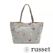 russet CLOUDS系列雲尼龍WOODLANDER拖特包(中) 灰