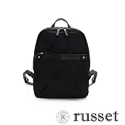 russet 經典系列緹花布ICHIBAN後背包 黑/深藍